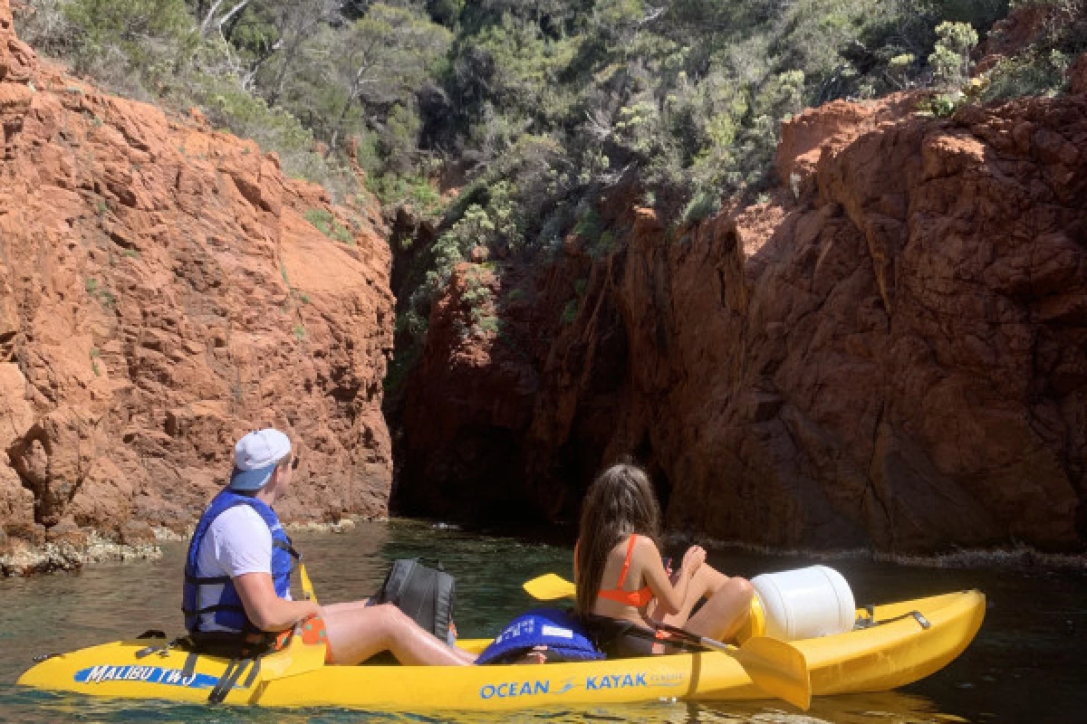 -50% : Location kayak ou paddle - Coucher de soleil - Boulouris - Bonjour Fun