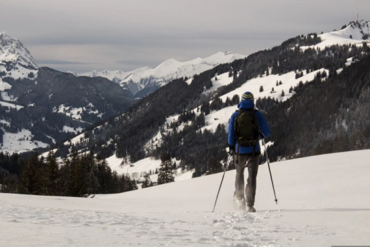 Balade en raquettes à neige à la source du Lac Blanc - Bonjour Fun