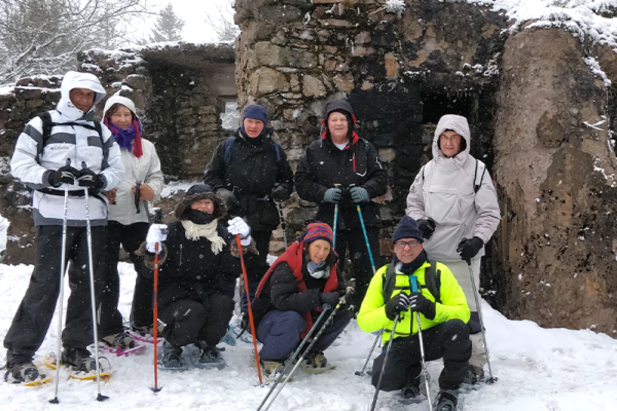 Balade en raquettes à neige découverte Tête des Faux - Bonjour Fun