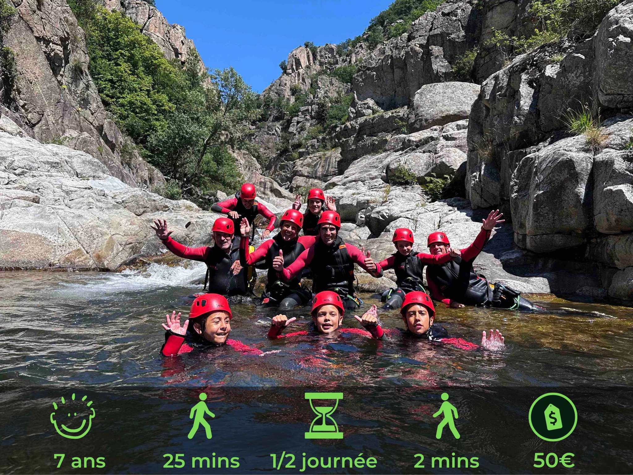 Canyoning Découverte Bas Chassezac 1/2 Jour - Bonjour Fun