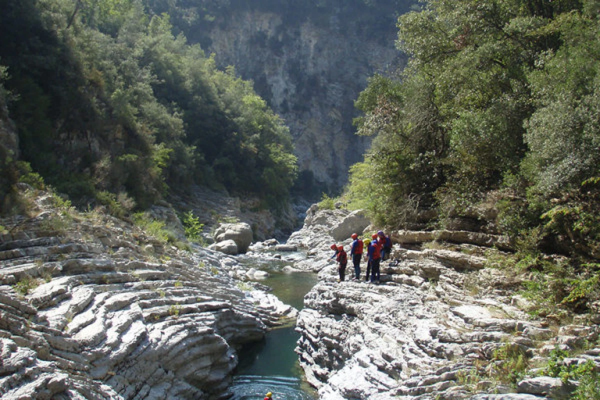 Canyon de rio barbaira - italie - Bonjour Fun