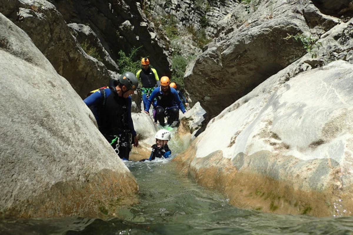 Canyoning  de la Vésubie- Demi- journée - Niveau 2 - Bonjour Fun