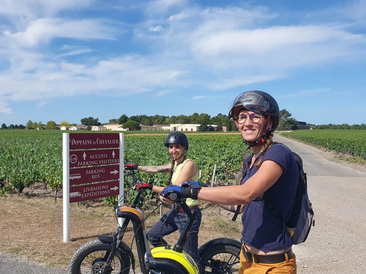 Circuit trottinette tout terrain - Entre Lac Bleu et forêts de Pessac-Léognan (1h00) - Bonjour Fun