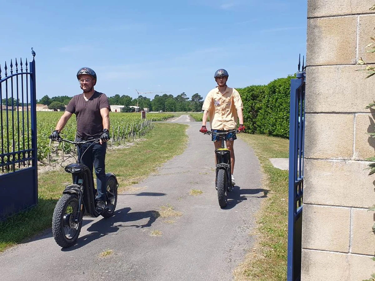 Circuit trottinette tout terrain - "Entre lacs et vignobles de Pessac Léognan" (1h30) - Bonjour Fun