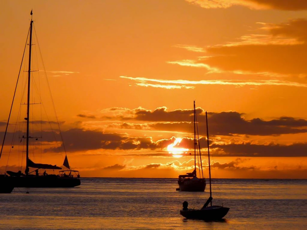 Coucher de Soleil Caraïbes : Demi-Journée à la Voile - Bonjour Fun