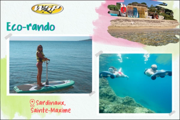 Sea ride with eletrical scooter to Sardinaux Bay - Bonjour Fun