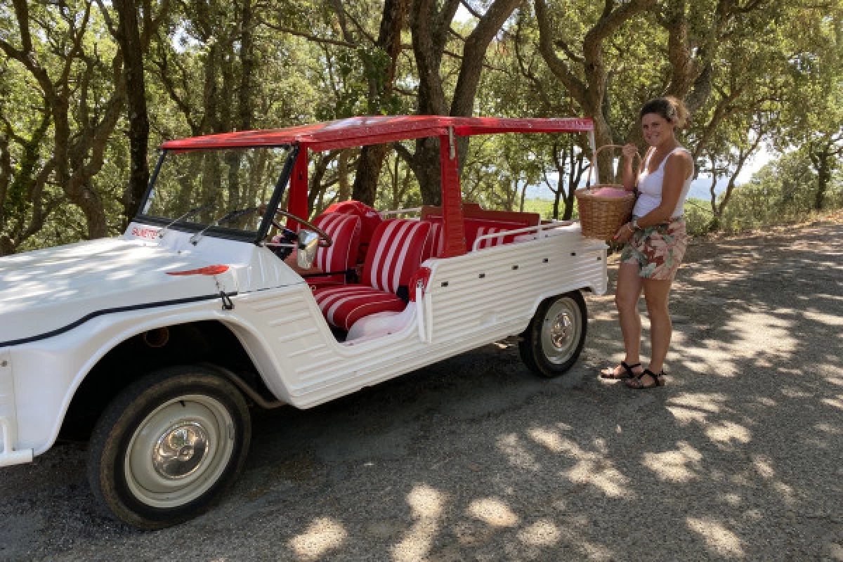 Excursion dans la région tropezienne en mehari ou 2CV - Bonjour Fun