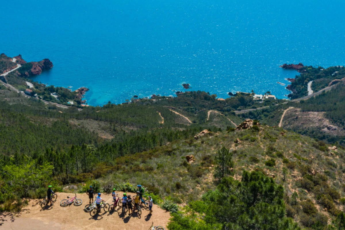 Excursion VTT électrique dans l'Estérel & dégustation de produits du terroir en forêt - Bonjour Fun