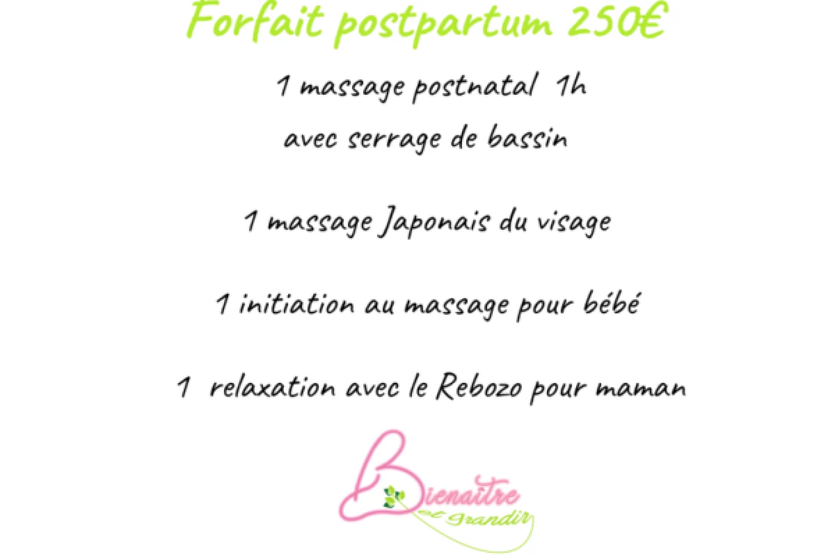 Forfait Postpartum - Bonjour Fun