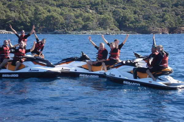 Guided jet ski tour in Cannes Bay 4 hrs - Bonjour Fun