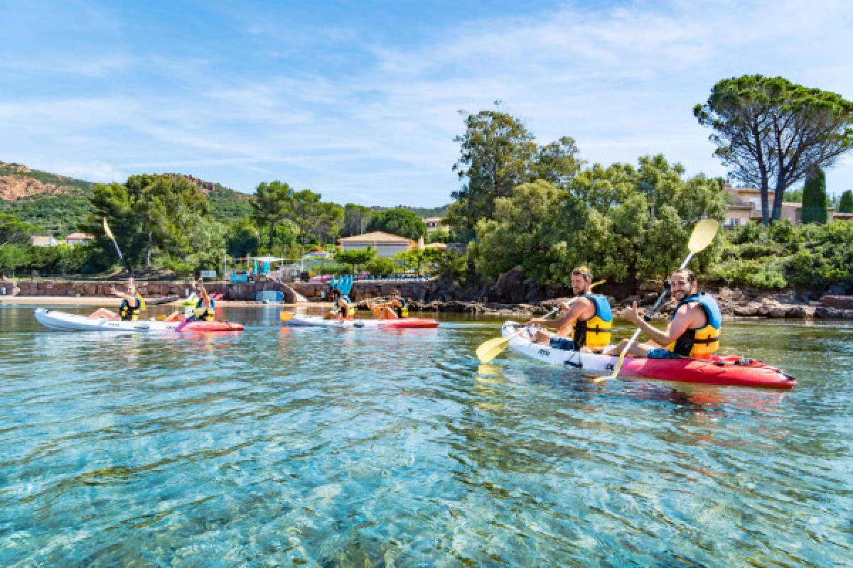 Jeu d'aventure en kayak à Agay - Bonjour Fun