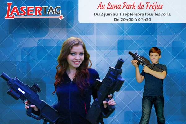 Parties de Lasergame - Luna park Fréjus - Bonjour Fun