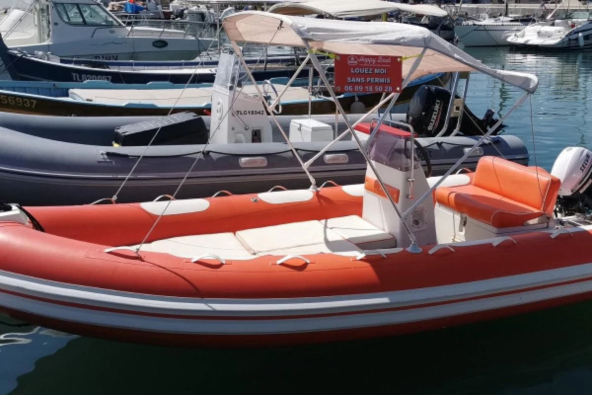 Location bateau sans permis à Saint Raphaël - 5 personnes - Bonjour Fun