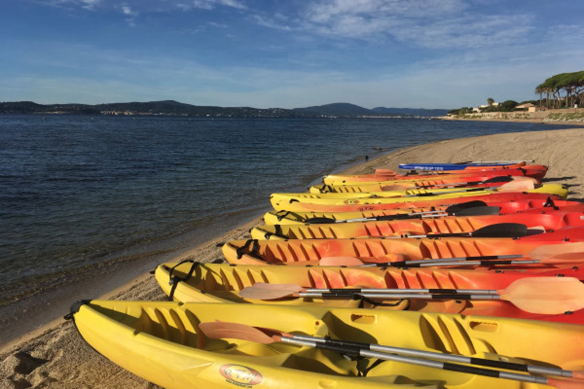 Location de kayak gonflable  - plage de la Madrague - Bonjour Fun