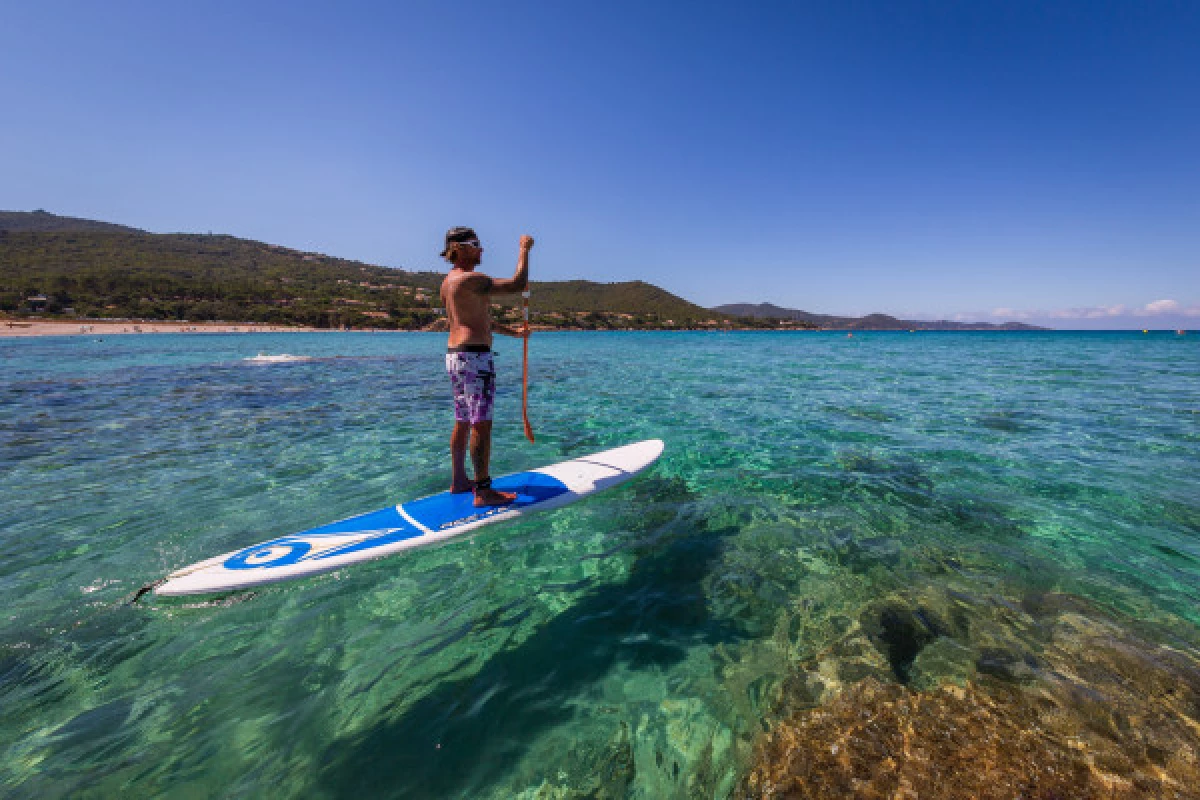 Location de paddle sur la plage du Ruppione - Bonjour Fun