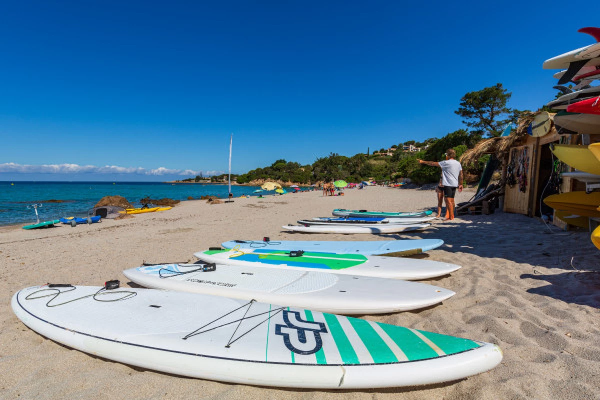 Location de paddle sur la plage du Ruppione - Bonjour Fun