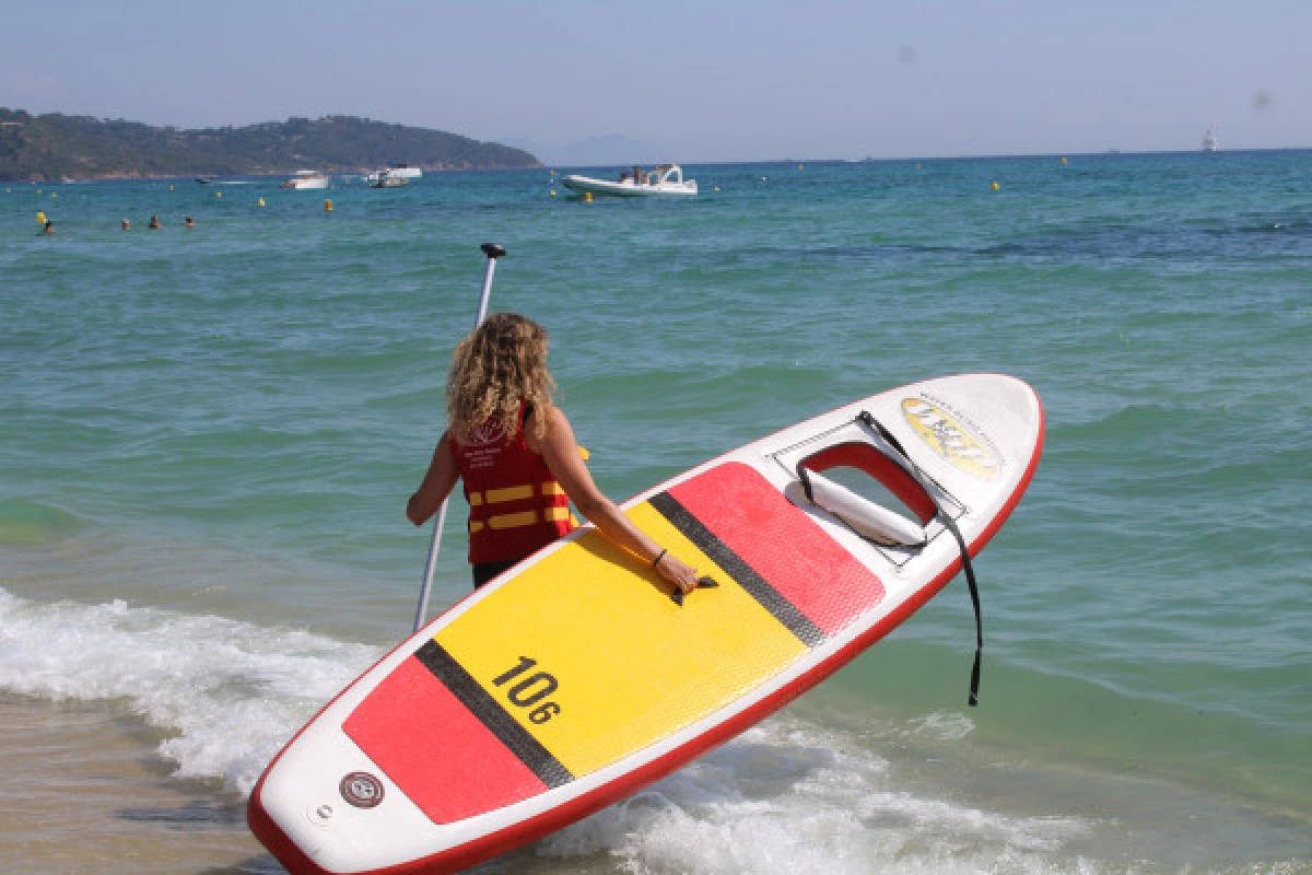 Location de paddle transparent - plage de la Gaillarde - Bonjour Fun