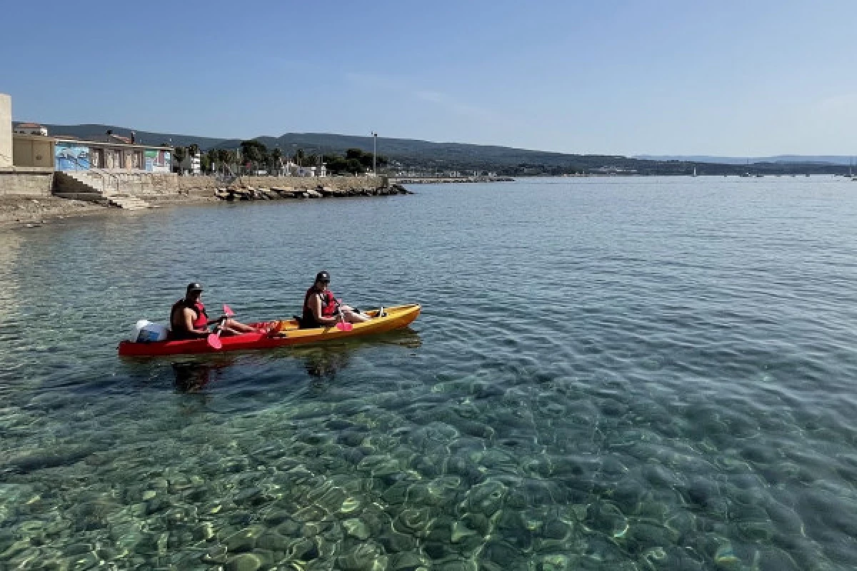 Location kayak 2 places - Journée La Ciotat Expenature - Bonjour Fun