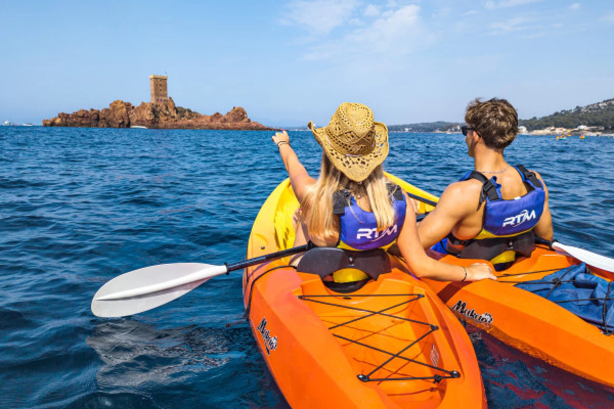 Location Kayak de mer - En face de l'Ile d'or - Bonjour Fun