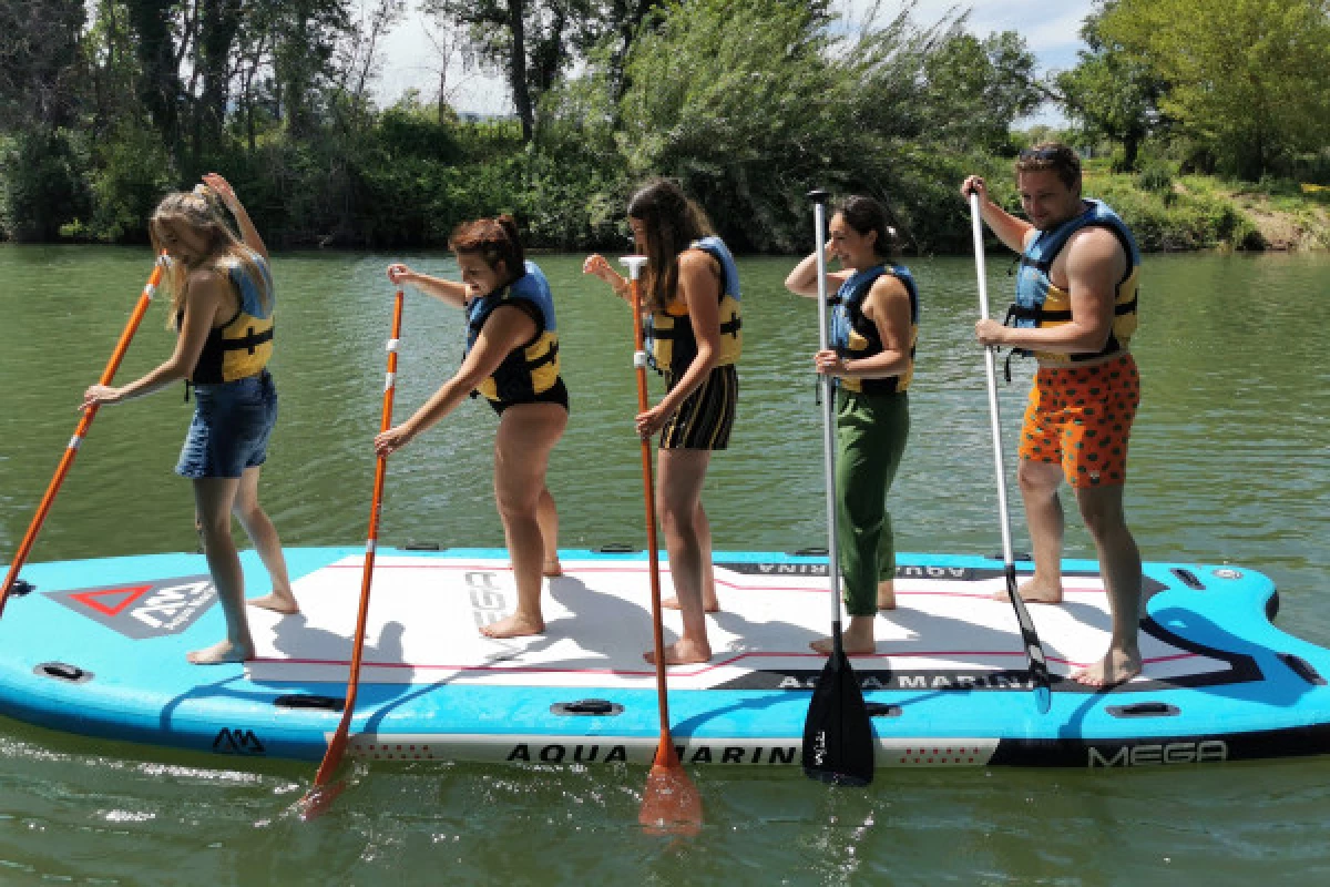 Location paddle géant - Rivière l'Argens - Bonjour Fun