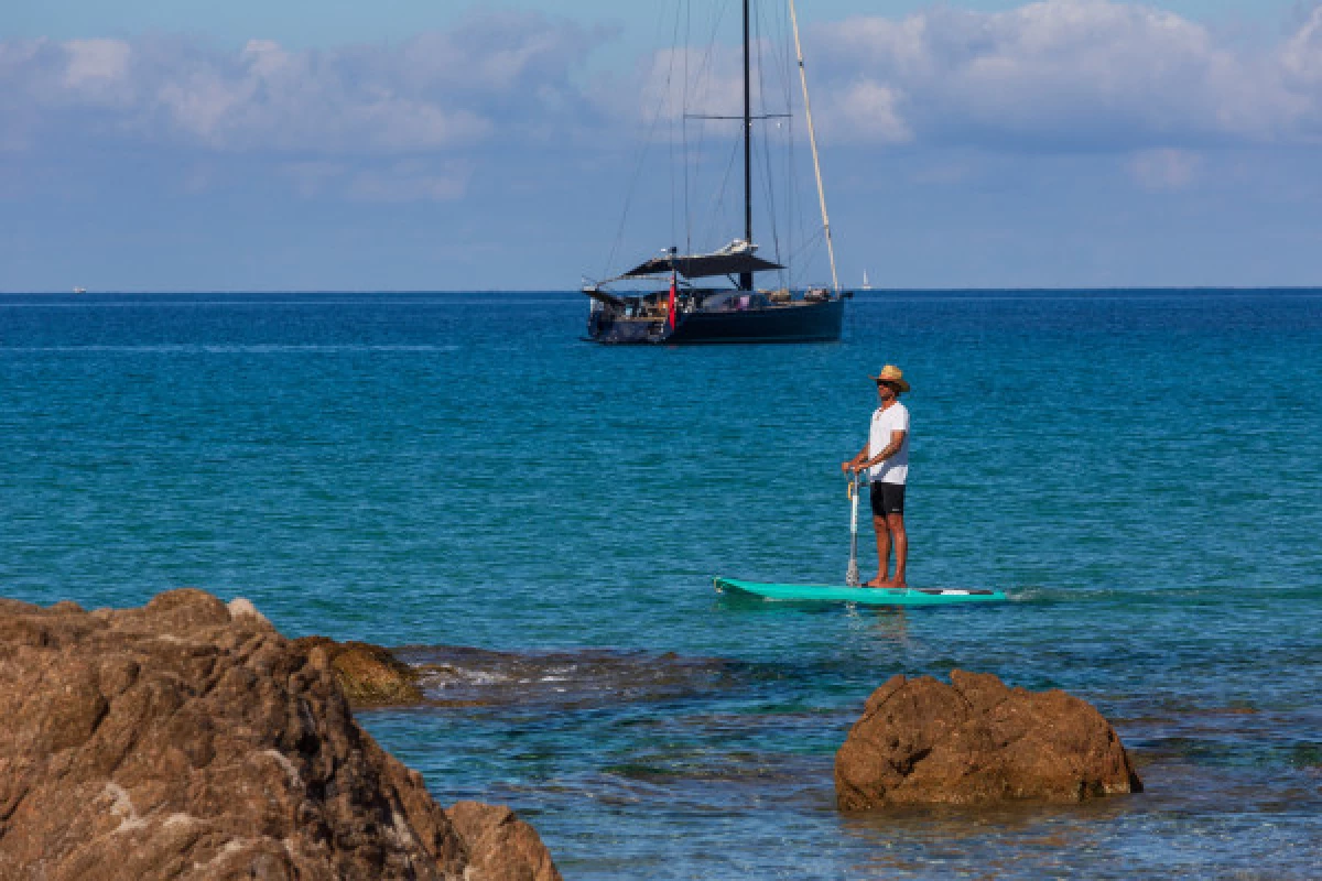 Location trottinette aquatique sur la plage du Ruppione - Bonjour Fun