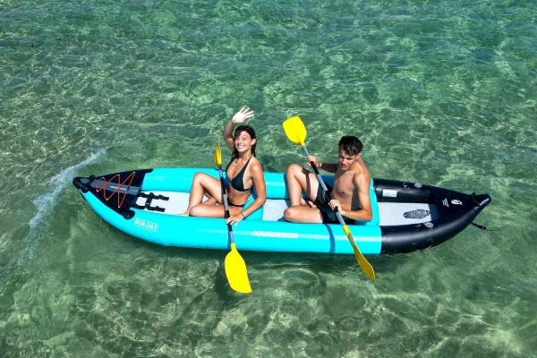 Location de kayak gonflable  - plage de la Madrague - Bonjour Fun