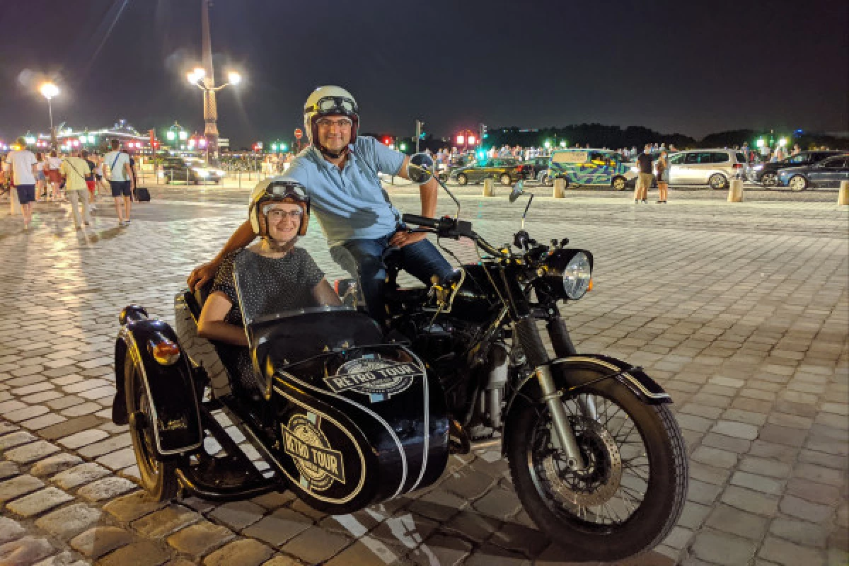 Balade de nuit dans Bordeaux en side-car - Bonjour Fun