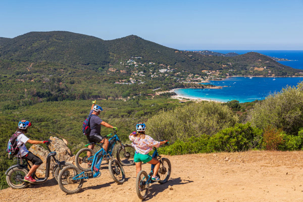 Randonnée en trottinette électrique tout-terrain à Coti-Chiavari - Bonjour Fun