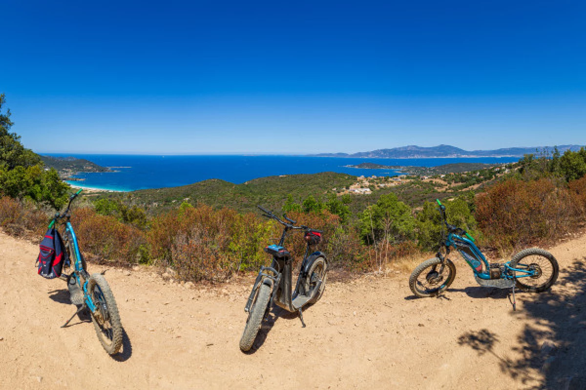 Randonnée en trottinette électrique tout-terrain à Coti-Chiavari - Bonjour Fun