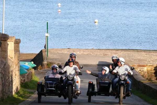 Saint Malo en side-car vintage - Bonjour Fun