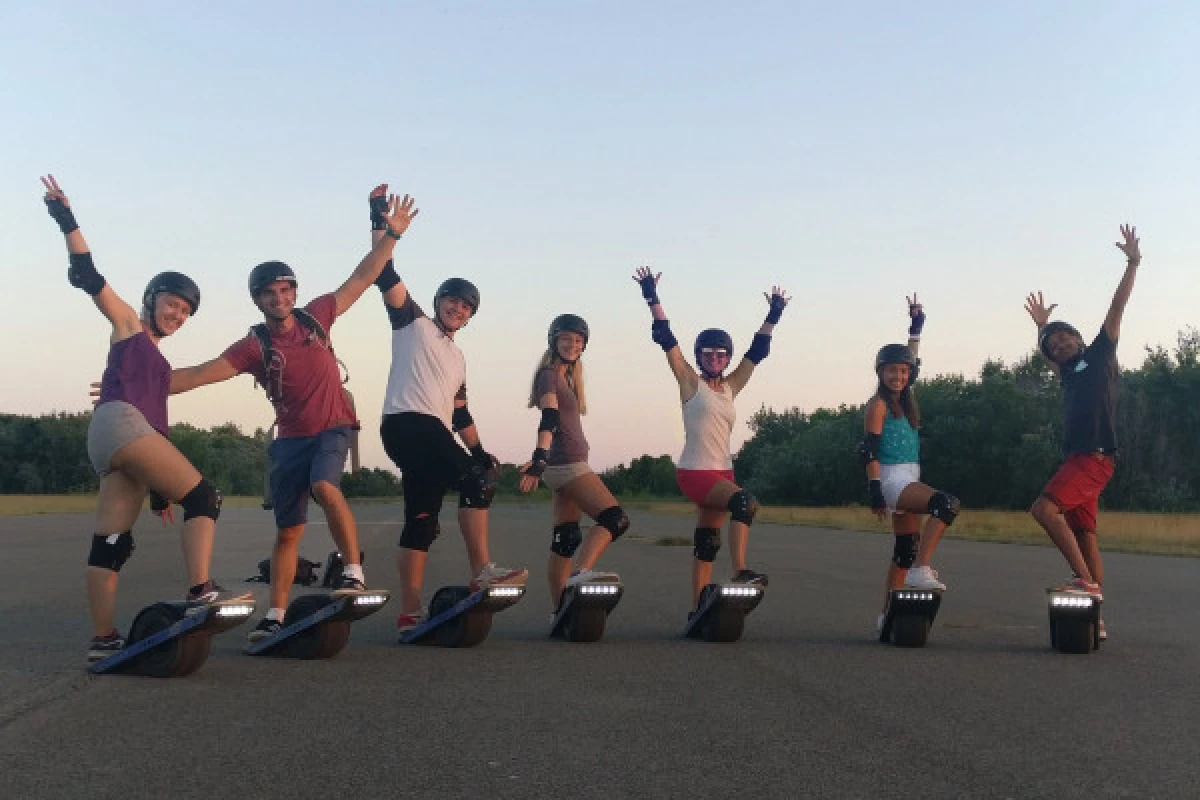 Skate électrique : Balade Soirée/Nocturne - Bonjour Fun