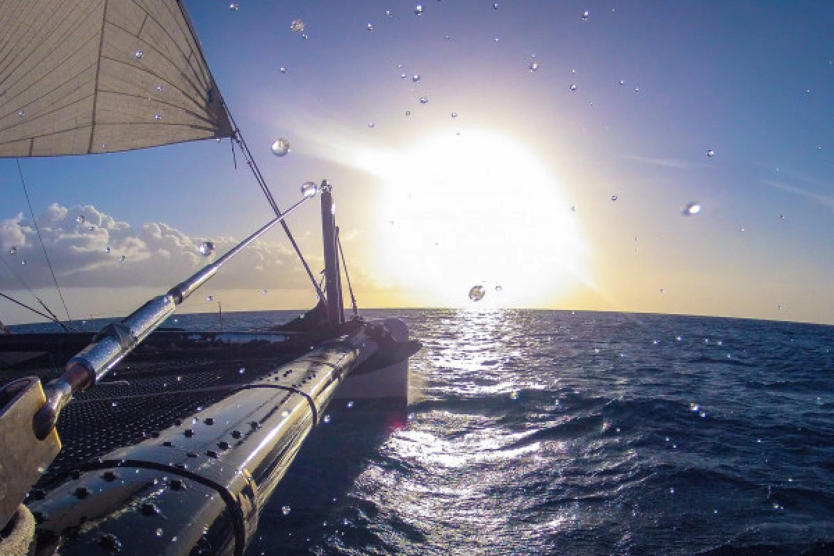 Soirée coucher de soleil en catamaran Départ Cavalaire - Bonjour Fun