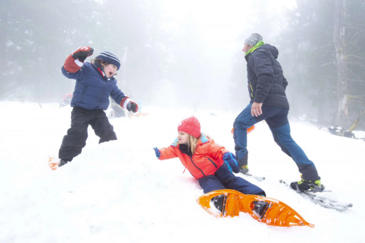 Sortie raquettes P'tits Trappeurs - Bonjour Fun