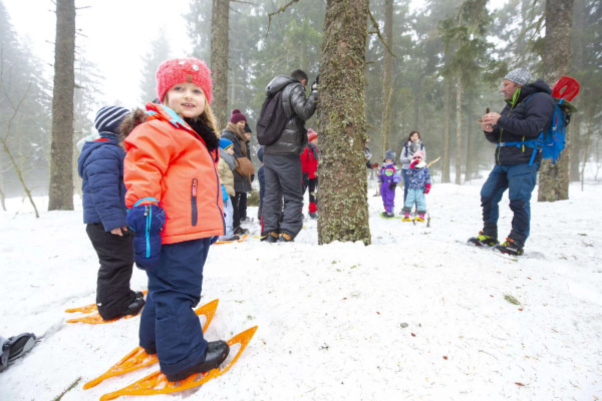 Sortie raquettes P'tits Trappeurs - Bonjour Fun