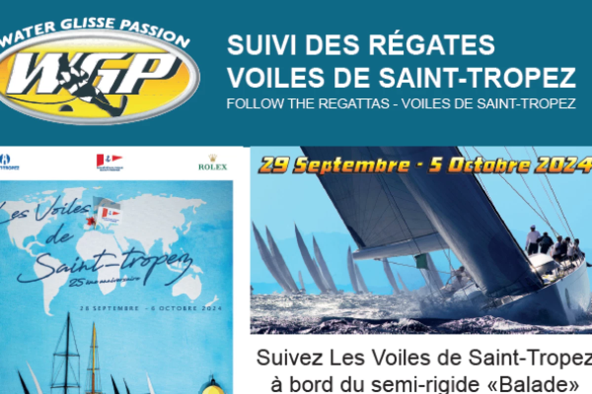 Suivi des VOILES DE SAINT TROPEZ en bateau balade - Bonjour Fun