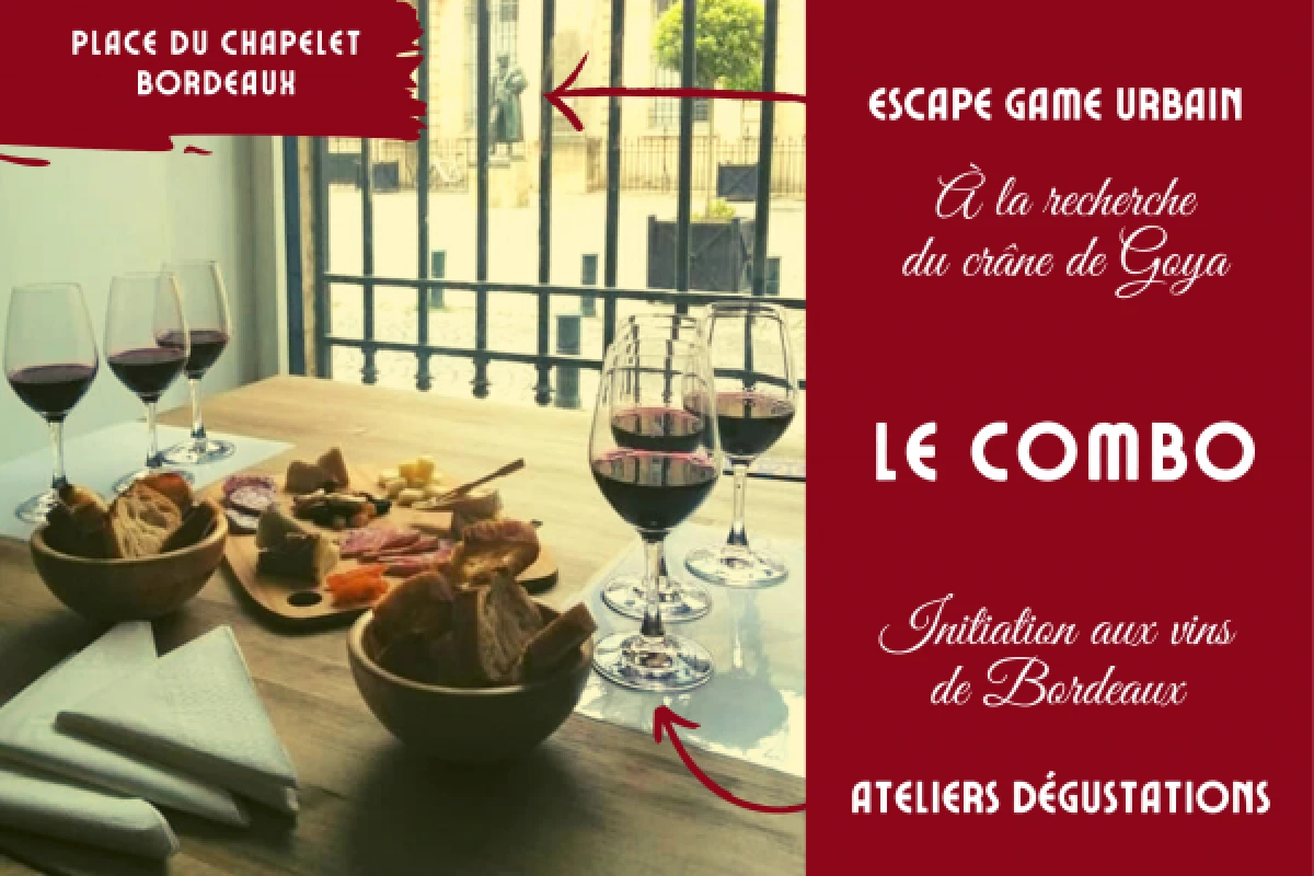 Escape game urbain "Le Crâne de Goya" & dégustation vins - Bonjour Fun