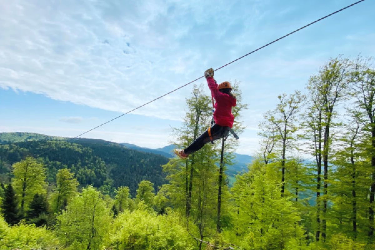 Verti'Câble - Parc Alsace Aventure - Bonjour Fun