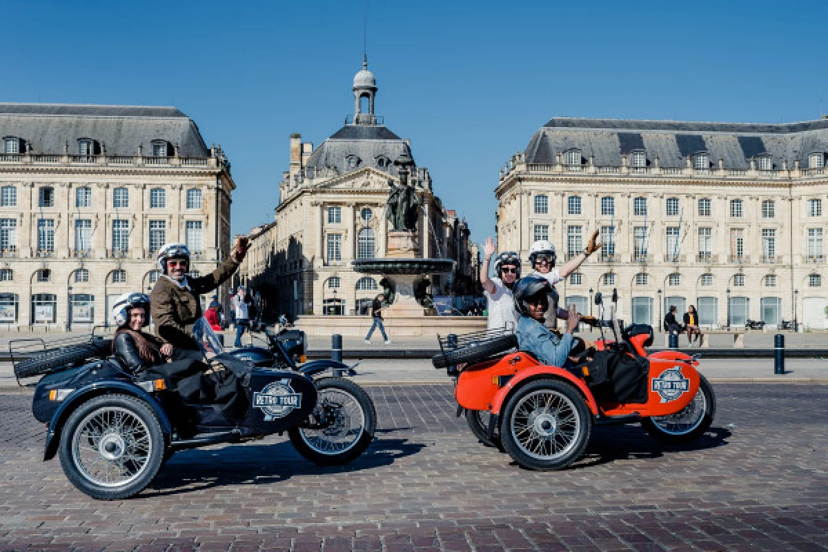 Visite de Bordeaux en side-car - Bonjour Fun