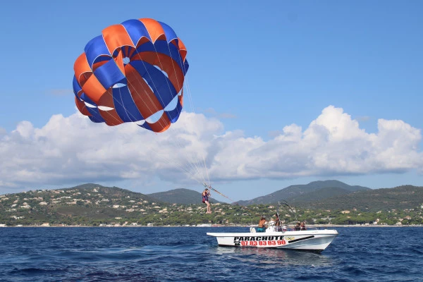 Vol en parachute ascensionnel -  plage de la Nartelle - Bonjour Fun