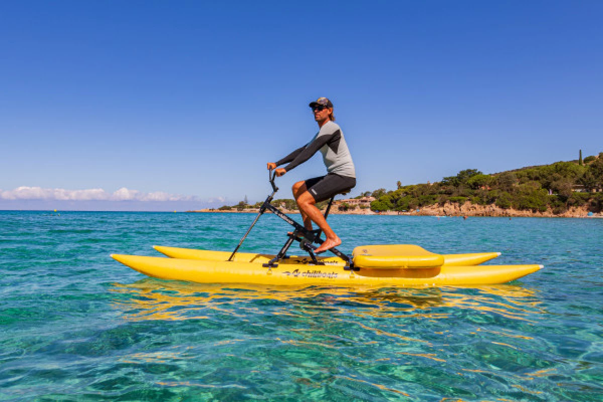 WaterBike sur la plage du Ruppione - Bonjour Fun