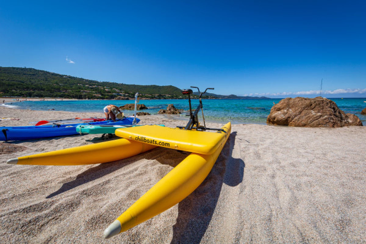 WaterBike sur la plage du Ruppione - Bonjour Fun